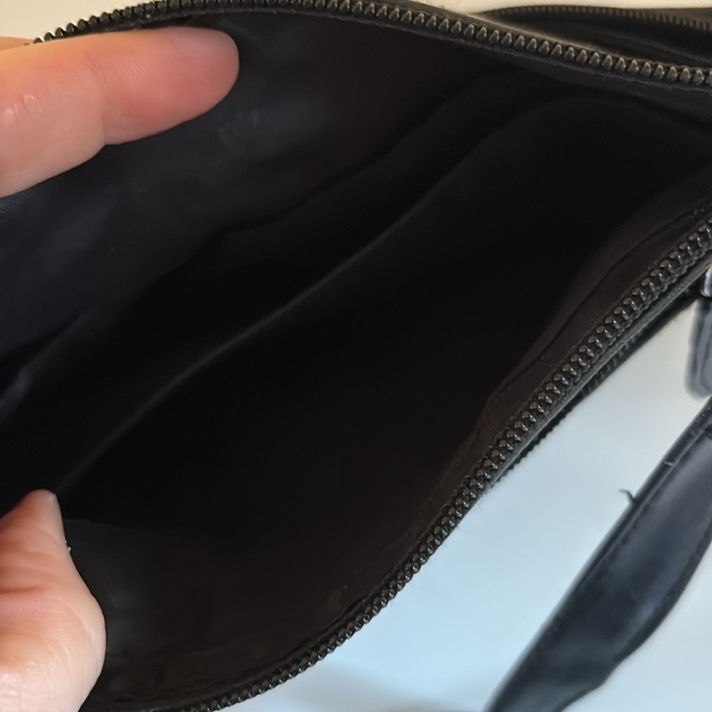 Unlisted Small Black Leather Crossbody - Picture 9 of 12